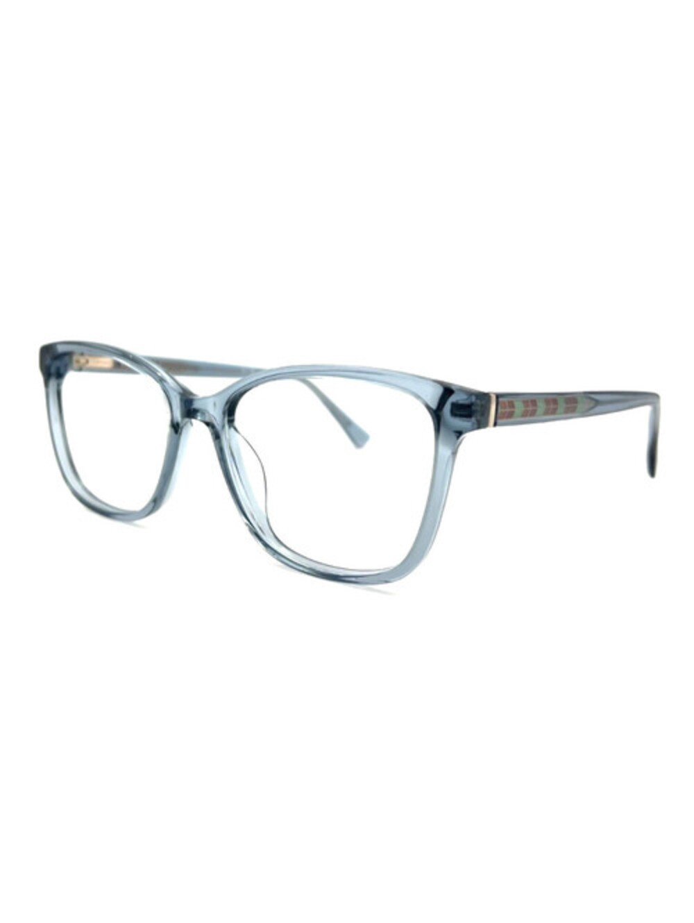 Nicole Miller Laguna C03 Light Blue Rectangle Eyeglass Frames 53-17-140